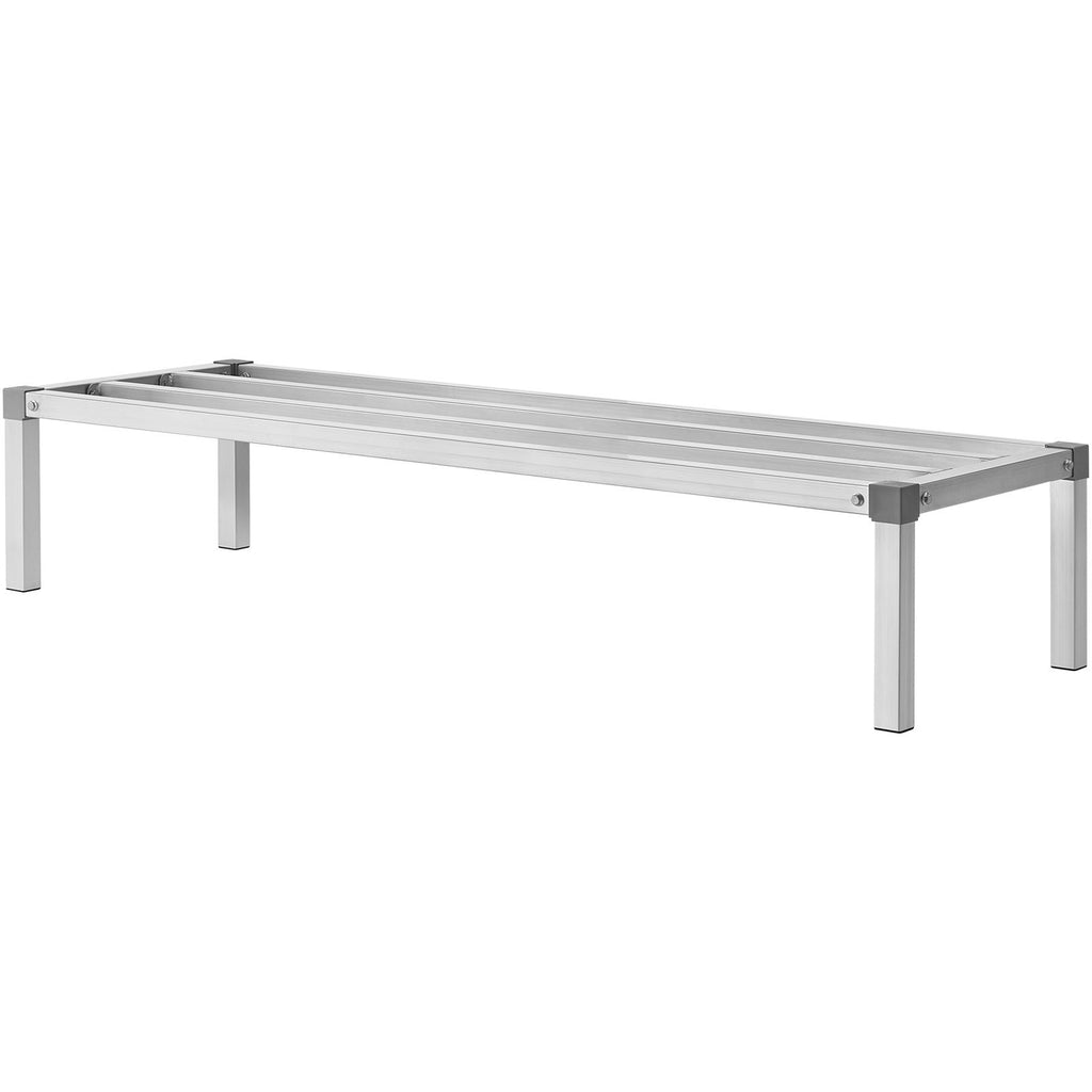 Aluminum Dunnage Rack, 60' x 20' Commercial Food Floor Rack, 12' Off the Floor, 1000 lbs Capacity All-Welded Aluminum Storage Rack, for Storage in Restaurants, Kitchens, Garages and Vehicles
