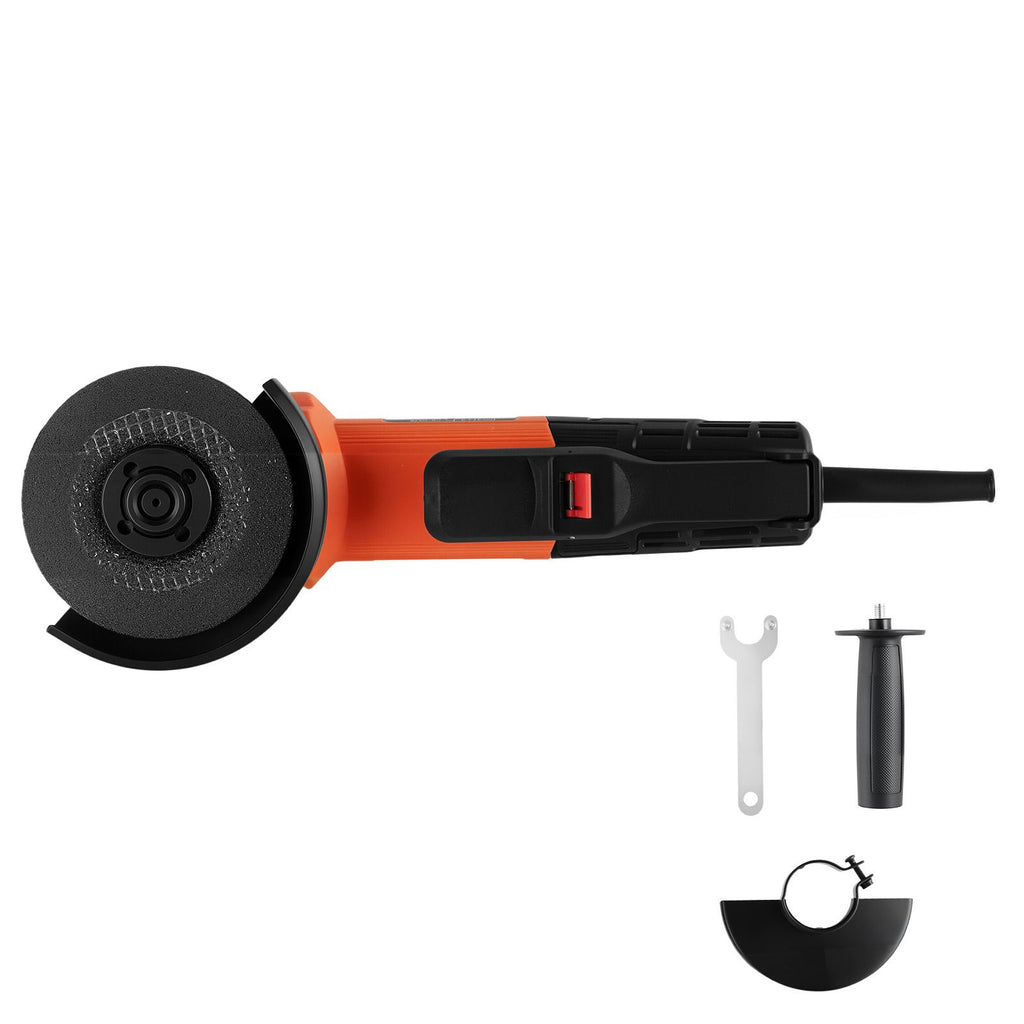 Angle Grinder, 4-1/2" Electric Grinder Power Tool, 8Amps 12000RPM High-Speed Corded Angle Grinders with 230° Adjustable Dust Guard for Metal Grinding, Cutting, Rust Removal (Disc Not Included)