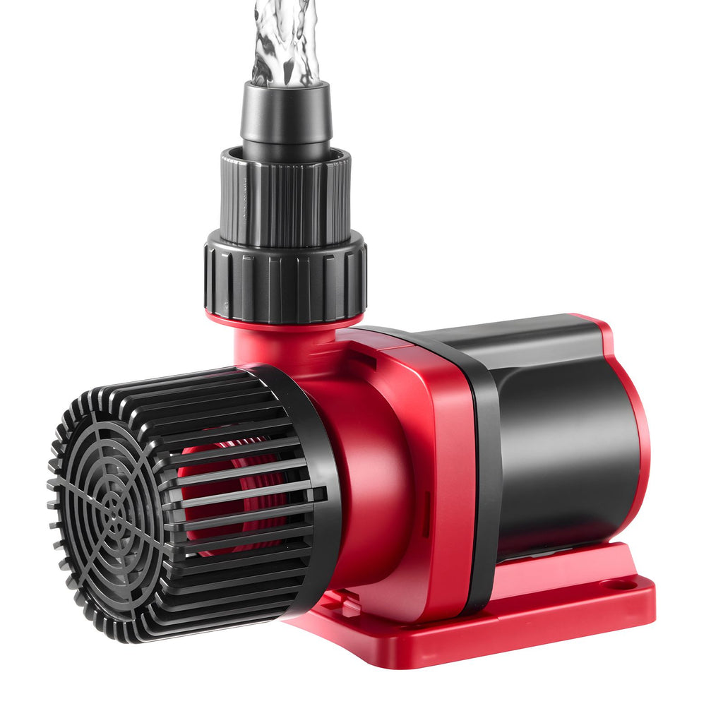 Aquarium 24V DC Water Pump, 30W, 800 GPH Marine Wavemaker Return Pump with Controller, Adjustable Flow, Feed Mode, 11.5 ft Maximum Lift, for Saltwater Freshwater Fish Tank Sump Pond Circulation