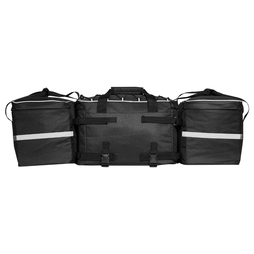ATV Rear Storage Bag, 60L ATV Rear Cargo Storage Bag with Backrest & Waterproof Cover, 600D Oxford Cloth Rear Seat Gear Bag Fit Most ATVs with Rear Rack, Compatible with ATV, UTV, Can-Am Vehicle