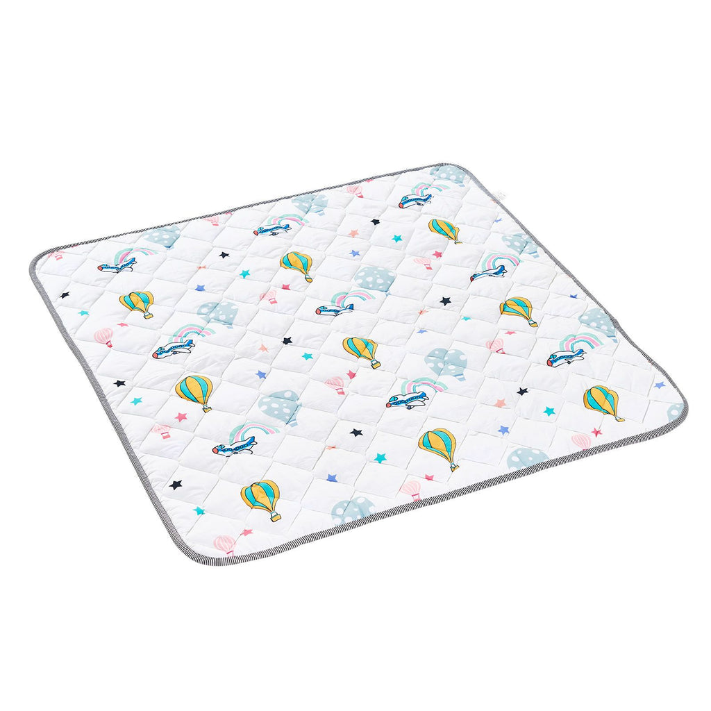 Baby Play Mat, 50"x50" Baby Crawling Mat, Non-Slip One-Piece Soft Baby Playmat, Foldable Floor Mat, Waterproof Activity Playmats for Babies,Toddlers, Infants, Machine Washable, Play & Tummy Time