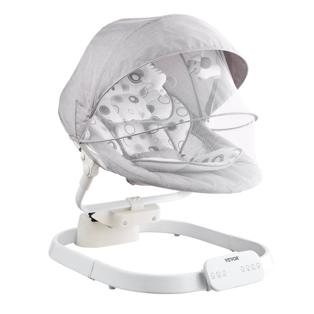 Baby Swing for Infants Rocker 3 Speeds 3 Seat Positions Remote Control Bluetooth