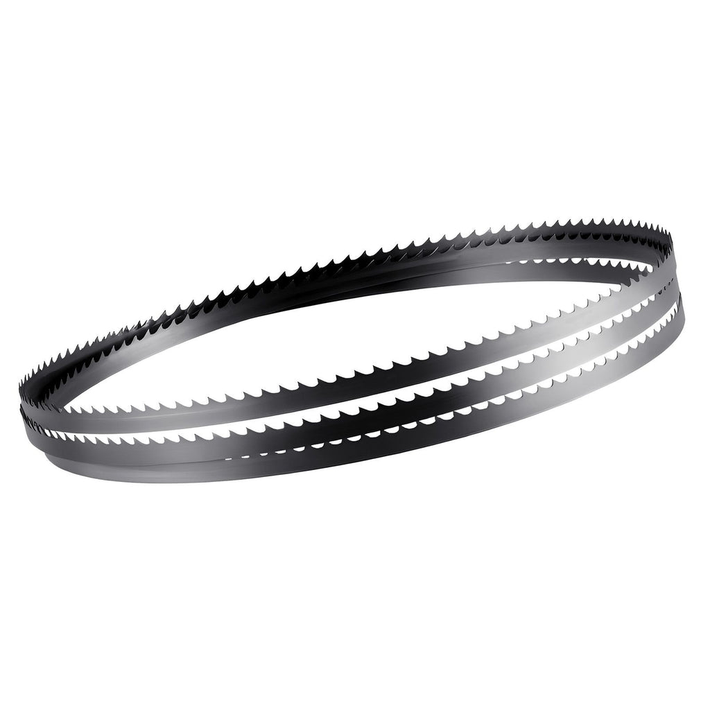 Bandsaw Blade, 60 Inch Length, 6 TPI Band Saw Blade with 15 HRC Hardened Sharp Teeth, SK5 High-Strength Carbon Steel, 0.25 Inch Width, Replacement for Major Woodworking Band Saw Brands, 1 Pack