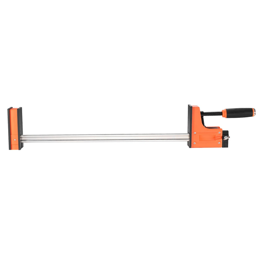 Bar Clamps for Woodworking, 2-Pack 24 inch Parallel Clamp Set, F-Clamp with 1500 lbs Load Limit, Even Pressure, High-strength Plastic and Carbon Steel, for Woodworking Metal Working, Orange