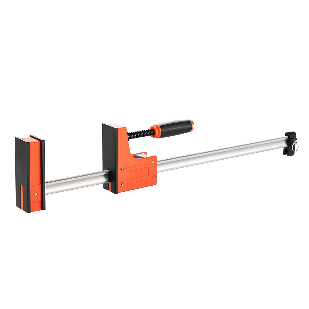 Bar Clamps for Woodworking, 2-Pack 30 inch Parallel Clamp Set, F-Clamp with 1500 lbs Load Limit, Even Pressure, High-strength Plastic and Carbon Steel, for Woodworking Metal Working, Orange