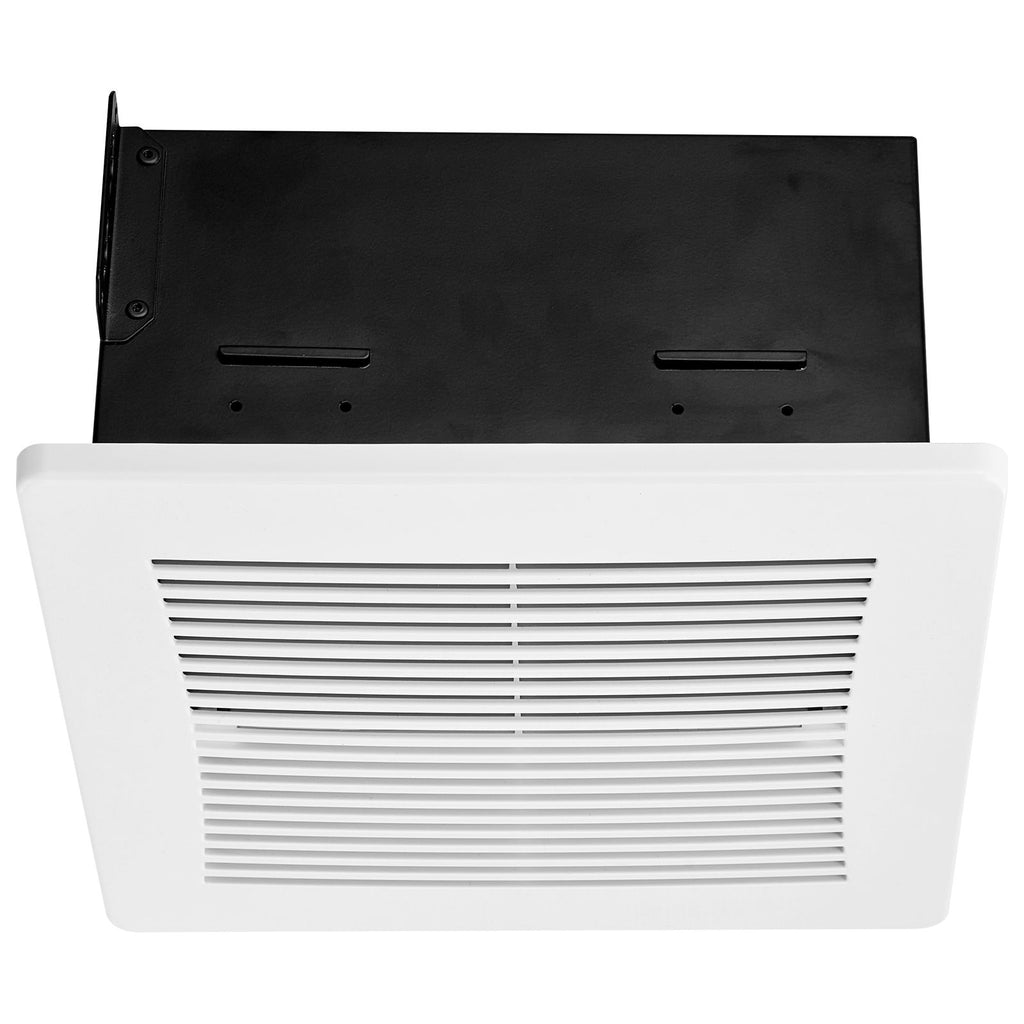 Bathroom Exhaust Fan, 50-80-110 CFM Bathroom Vent, Low-Noise, Premium Motor Ceiling Fan, Standard 4-inch Duct Interface for Laundry Room, Storage Room, Home Ventilation, White