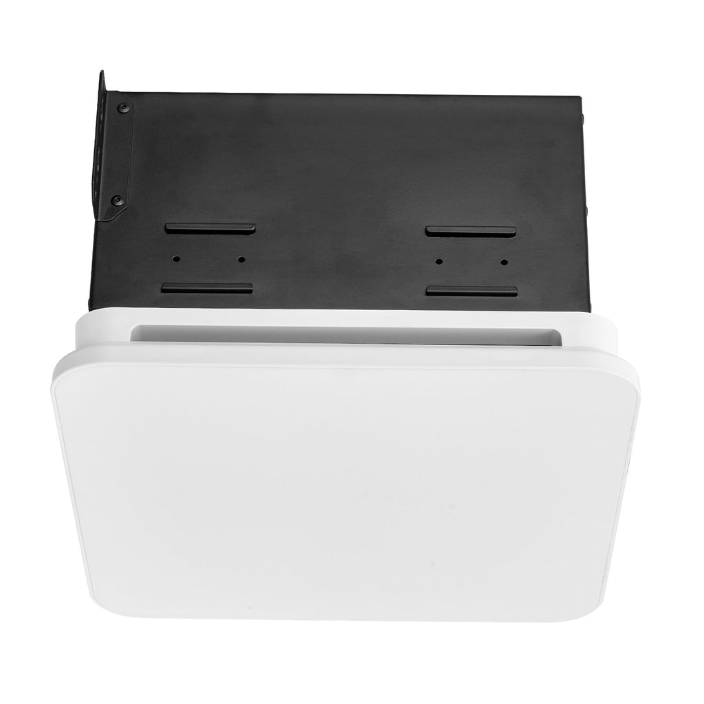 Bathroom Exhaust Fan with LED Light, 80 CFM 4000K Bathroom Vent, 1.5 Sones Low-Noise, Premium Motor Ceiling Fan for Laundry Room, Storage Room, Home Ventilation, White