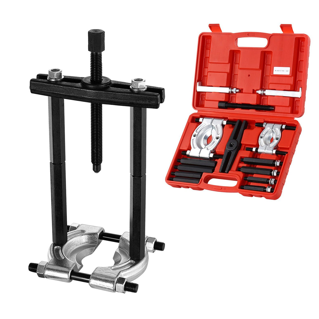 Bearing Puller Kit 14-Piece, 5 Ton Bearing Separator, Pinion Wheel Bearing Removal Kit with 2" and 3" Jaws, Bearing Separator and Puller Set, Heavy Duty Bearing Splitter Tool Kit with Case