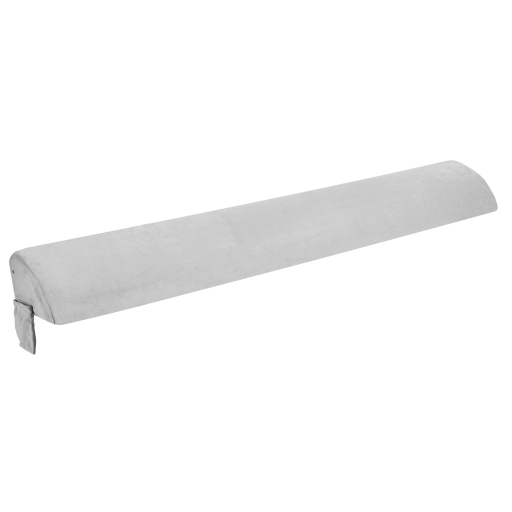 Bed Wedge Pillow for Headboard, King Size, 76"x10"x6" Bed Gap Filler, Fill 0-7" Gap Between Headboard and Mattress, Soft Plush Mattress Wedge Headboard Pillow with Side Pocket, for Backrest Gray
