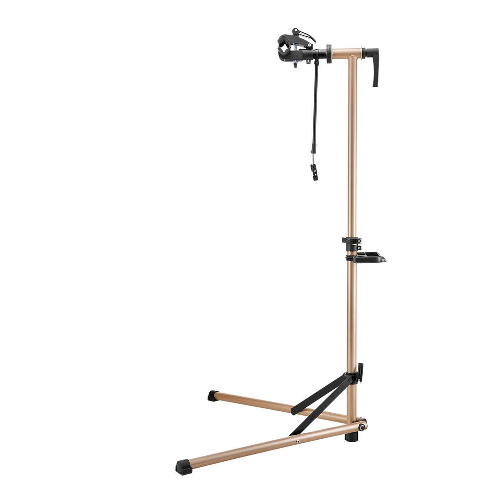 Bike Repair Stand, 88 lb Heavy-duty Bicycle Work Stand with 41.3-59.8 in Adjustable Height & Magnetic Tool Tray, Foldable Bicycle Maintenance Rack, Shop Home Mechanics for Mountain & Road Bike