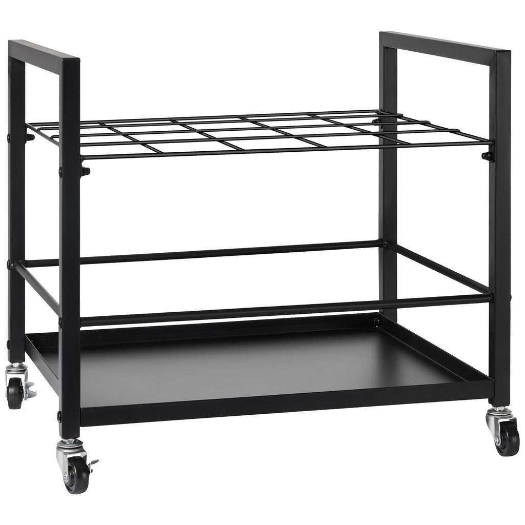 Blueprint Storage Rack, 20 Slots Blueprint Holder with Wheels, Mobile Metal Blueprint Storage Cart for Map Poster Architectural Construction Plan, Roll File Organizer for Home, Office, School