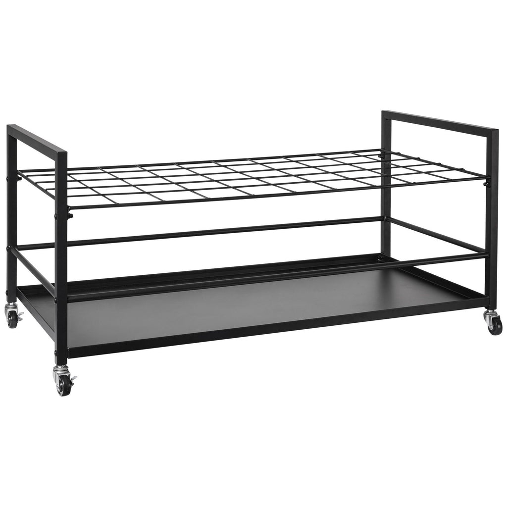 Blueprint Storage Rack, 50 Slots Blueprint Holder with Wheels, Mobile Metal Blueprint Storage Cart for Construction Plan Map Poster Architectural, Roll File Holder for Home, Office, School