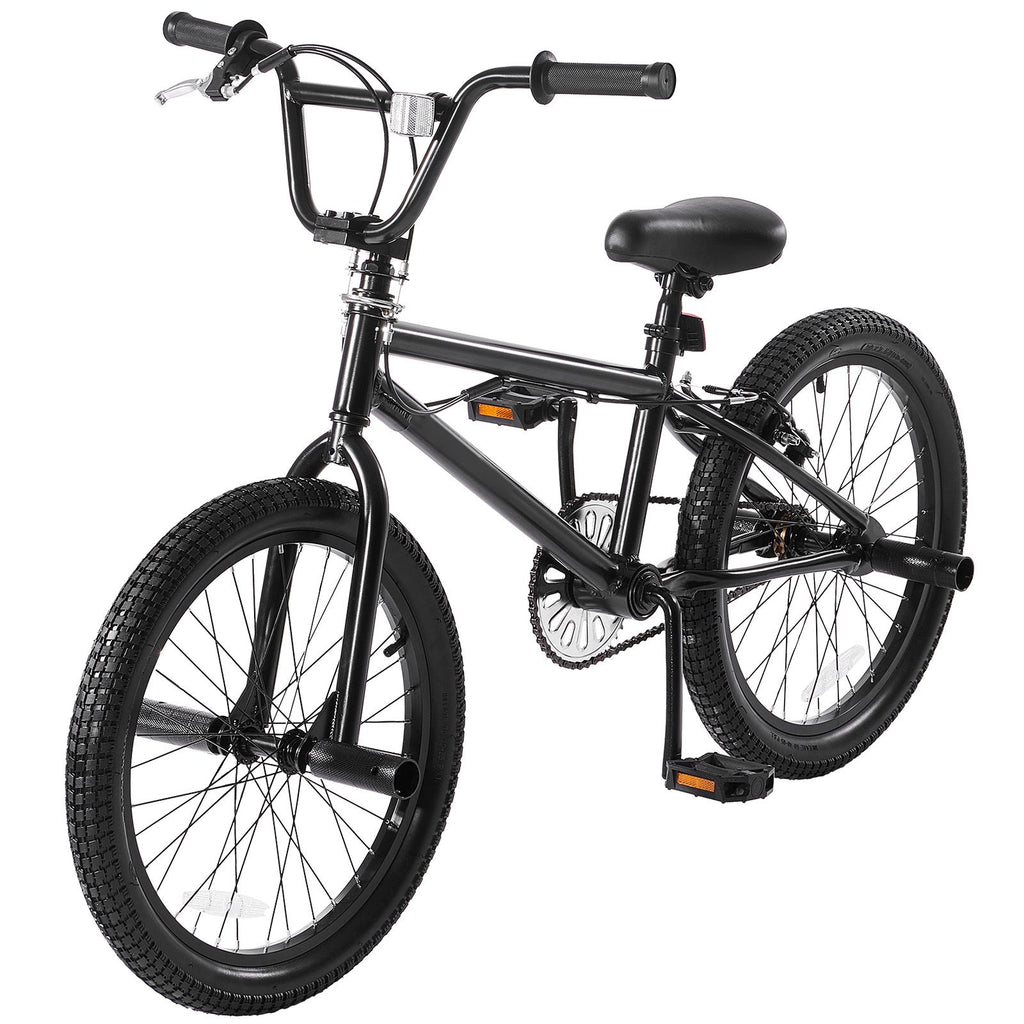 BMX Bike, 20-Inch Wheel Freestyle Bike, BMX Race Bike with 360° Rotor and 4 Pegs, Beginner-Level BMX to Advanced Riders, BMX Bicycles for Teen Adult Men Women, Lightweight Aluminum Alloy Frame