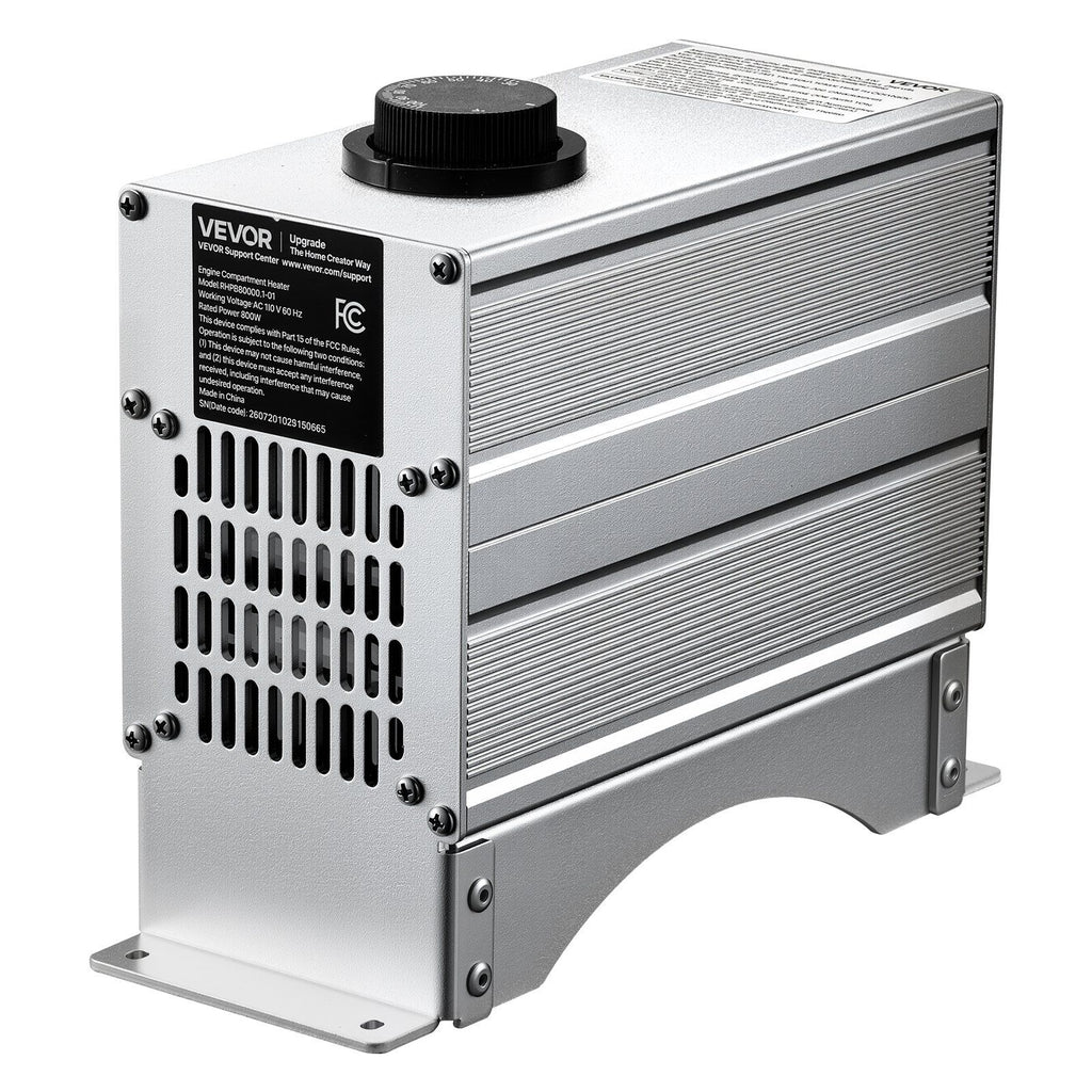 Boat Engine Compartment Heater, 800W Bilge Heater Fit Boats Up to 35FT, Self-Regulating PTC Element & 32-104°F Adjustable Thermostat, IP68 Waterproof Fan, Winter Freeze Protection for Boats RVs