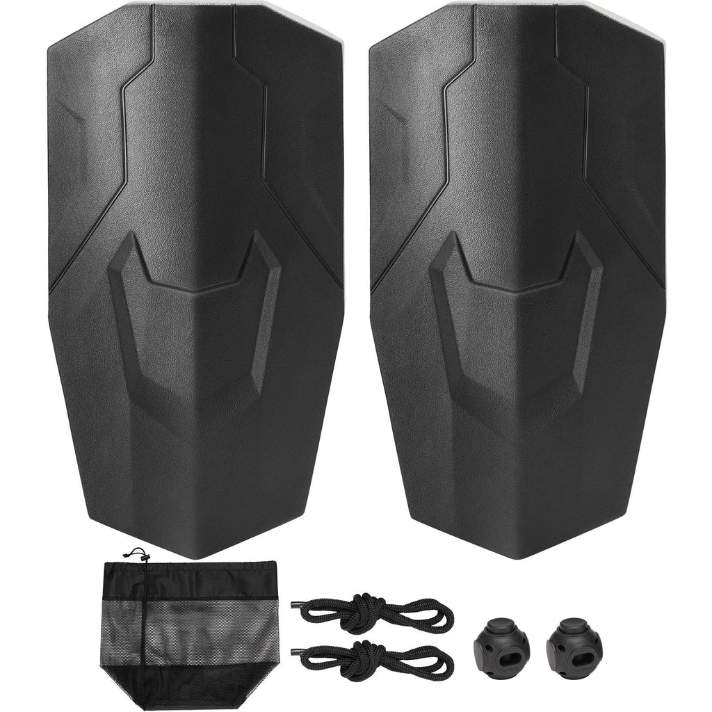 Boat Fenders, 8.6" x 16" Boat Bumpers for Docking, Marine EVA Boat Dock Fender Bumper with Ropes, Cord Locks and Storage Bag, No Inflation Required, for Class A/Class 1/Part Class 2, Black