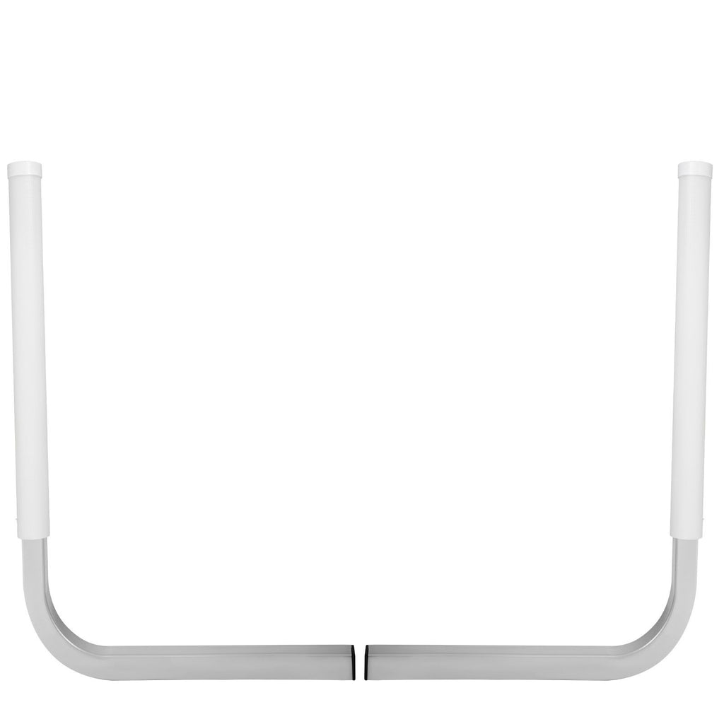 Boat Trailer Guide-on, 22\", 2PCS Steel Trailer Post Guide ons, with White PVC Tube Covers, Complete Mounting Accessories Included, for Ski Boat, Fishing Boat or Sailboat Trailer