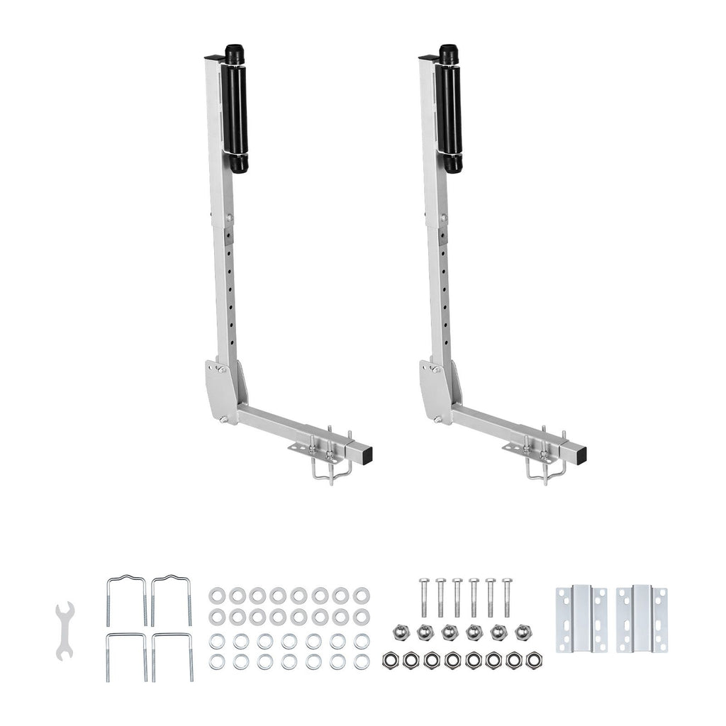 Boat Trailer Guides, 27.6-41.3 in Height Adjustable Trailers Guide, 2PCS Thickened High-Duty Trailer Guide-Ons with Smooth Roller Guidance, for Over 16 in Larger Fishing Boats, Runabout Boats