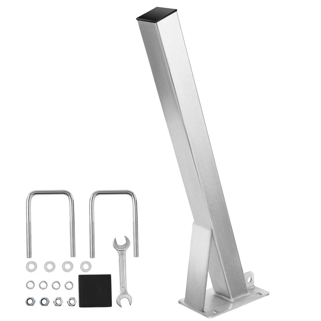 Boat Trailer Winch Stand, 3 x 3 x 34-inch Winch Posts, Boat Winch Mount with U-Bolts for 3 Inches W x 3-4 Inches H Trailer Tongue, Galvanized, Fit for Jet Ski, Sailboat, Fishing Boat, Speedboat