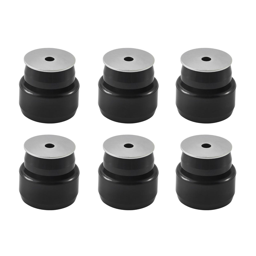 Body Mount Bushing Kit, Compatible with 1999-2014 Chevy Silverado & Sierra 1500/2500, 24 PCS Polyurethane Body Mount Kit, Durable Components for Improving Bumpy Driving Performance, Black