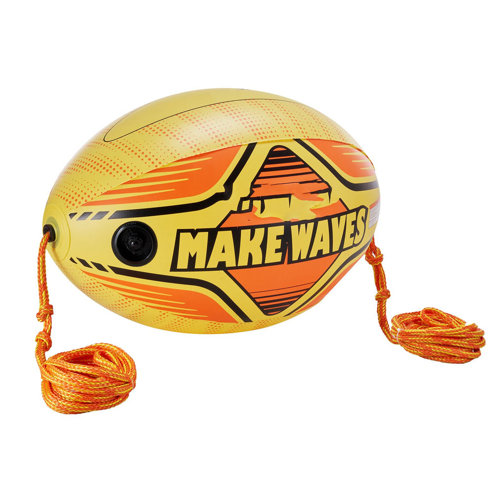 Booster Ball, Towable Tube Rope Performance Ball, Thickened PVC Inflatable Booster Balls for Boating and Water Sports - with High Tensile Strength Rope and Speed Safety Valve