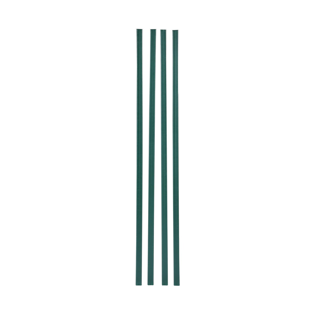 Bottom Locking Privacy Slats, Double-Wall Vertical Bottom-Locking Slats for Chain-Link Fence, High-Density HDPE Chain Link Slats Ideally Fit 4' High Fence for Garden, Farm, Sports Field(Green)
