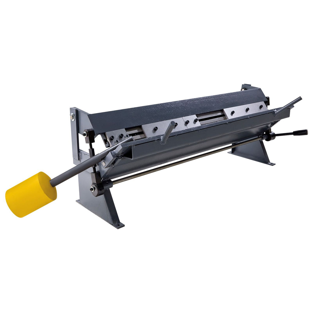 Box and Pan Brake, 36 in Sheet Metal Bending Brake,16-Gauge Mild Steel Capacity, 0-135 Degree Adjustable, Metal Bender Machine with 6 Fingers, Heavy-Duty Aluminum Folder for Precise Bending