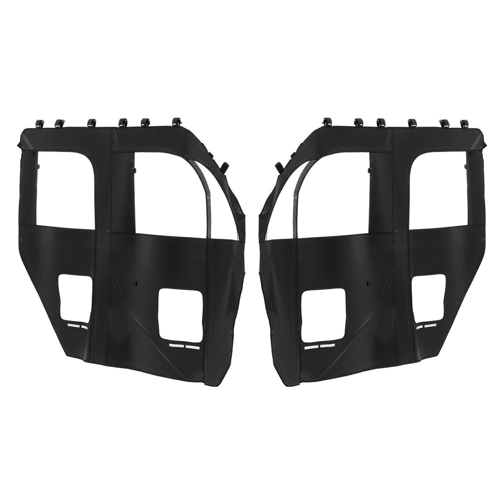 Cab Enclosure Upper Doors, Compatible with CFMOTO Uforce 1000 XL 2022-2024, Soft Upper Doors, Windproof Waterproof Upgraded Zipper UTV Soft Side Window Kit, Fit with Side Mirrors and Windshields