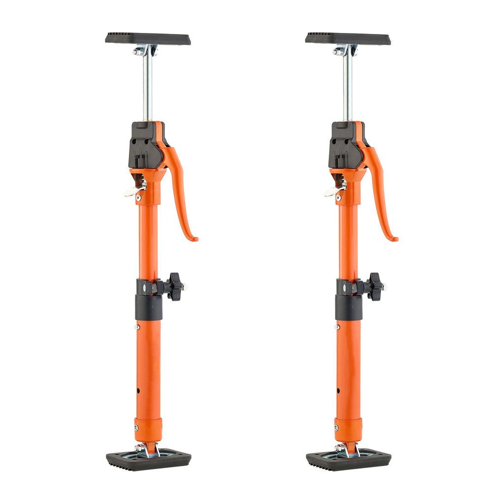 Cabinet Jack Support Pole, 2-Pack, 15.75-23.6 Inch Steel Telescopic Quick Support Rod, Adjustable 3rd Hand System up to 220 lbs Capacity for Installing Cabinets, Lifting Drywall, Cargo Bars image 2
