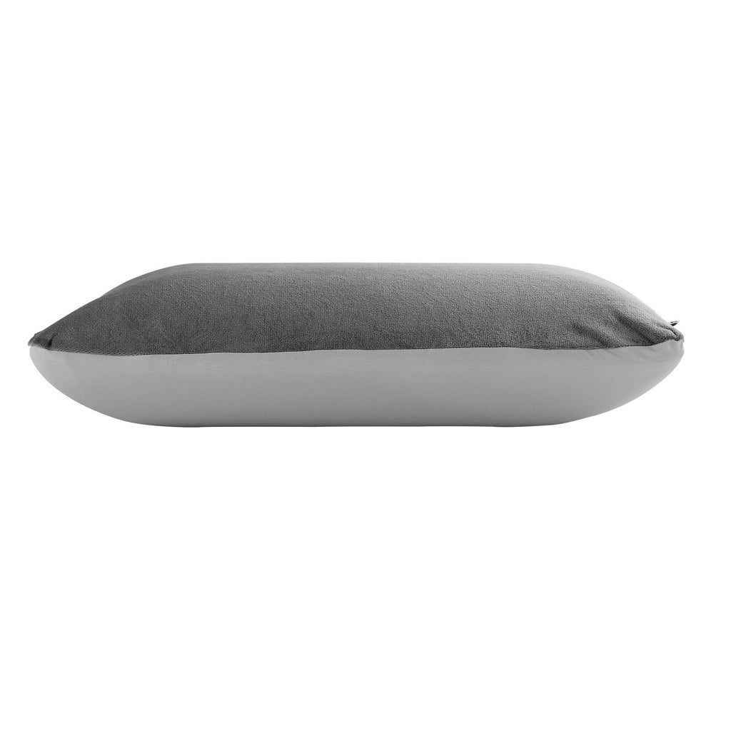 Camping Pillow, Memory Foam Travel Pillow with Double-Sided Cover, Portable Backpacking Pillows with Removable & Washable Cover and Storage Bag, Perfect for Camping, Air Travel, Hiking, Office