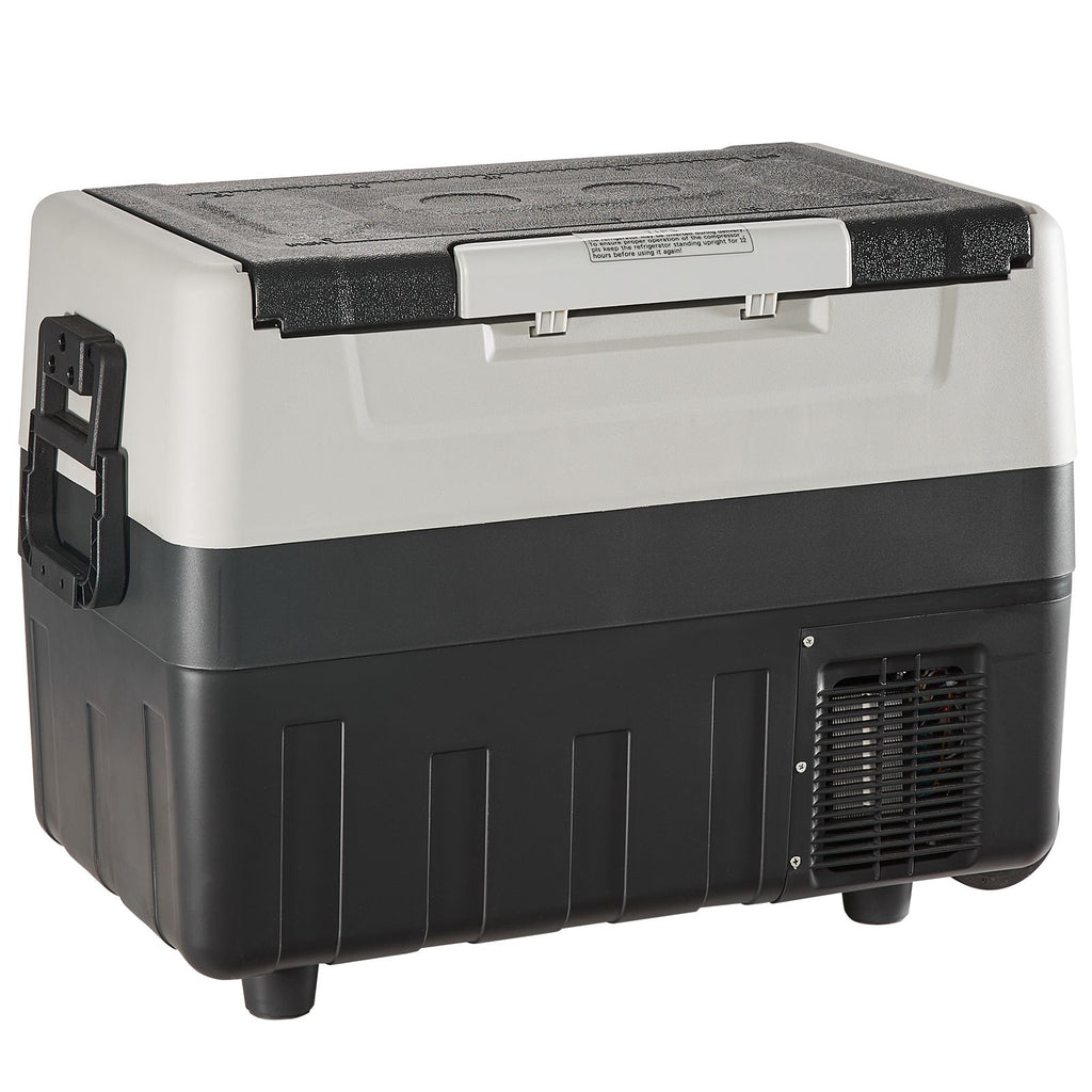 Car Refrigerator, 12 Volt Car Refrigerator Fridge, 37 QT/35 L Dual Zone Portable Freezer, -4-50 Fahrenheit Adjustable Range, 12/24V DC and 100-240V AC Compressor Cooler for Outdoor, Camping, RV