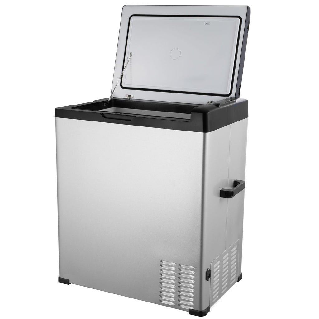 Car Refrigerator, 12 Volt Car Refrigerator Fridge, 70 L Single Zone Portable Freezer, -4-68 F Adjustable Range, 12/24V DC and 100-240V AC Compressor Cooler for Outdoor, Camping, RV