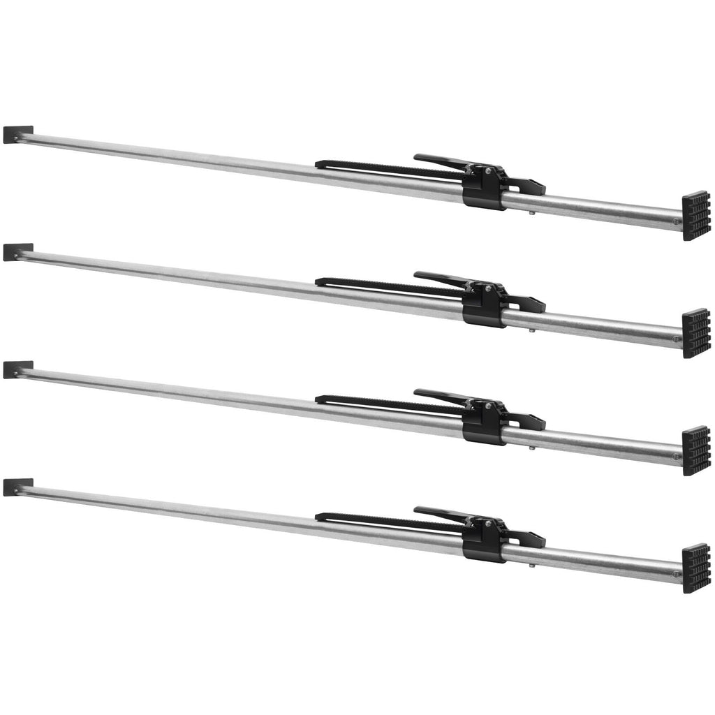 Cargo Bar, Ratcheting Cargo Bar Adjustable from 89" to 104", Heavy-duty Steel Cargo Stabilizer Bar with 309 lbs Capacity, Truck Bed Load Bar for Truck Bed, Trailer, Semi Trailer (4 pcs)