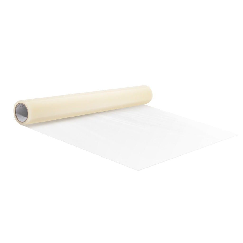 Carpet Protection Film, 24" x 100' Floor and Surface Shield with Self Adhesive Backing & Easy Installation, Polyethylene Adhesive Car Mat Protection Film Roll for Construction & Renovation