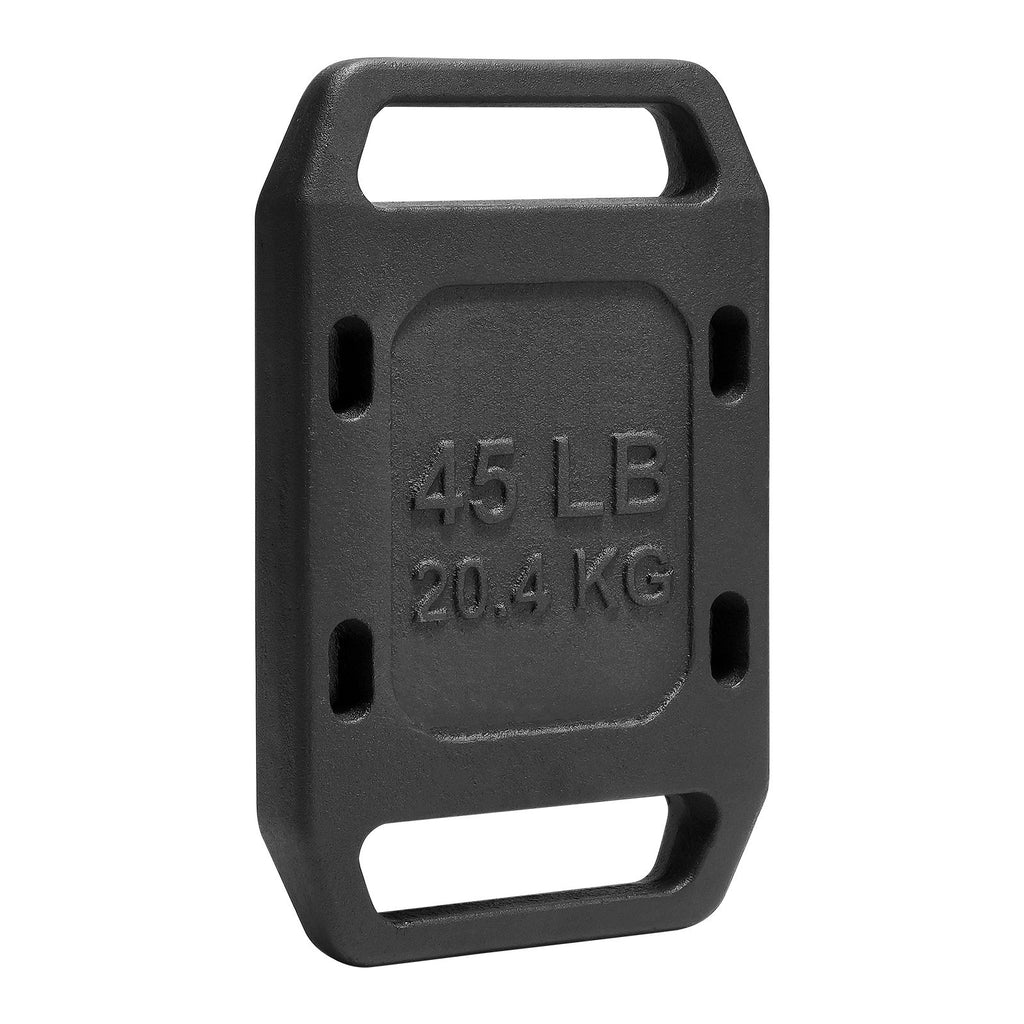 Cast Iron Ruck Weights, 45LB Single Ruck Plate, Weighted Weights for Rucking, Solid Ruck Plate Weight for Rucking, Swings, Squat, Strength Training, Weightlifting, Fitness Workout