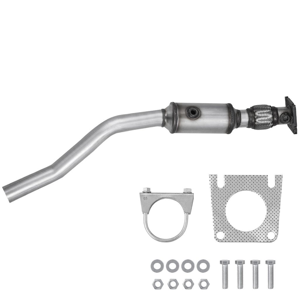 Catalytic Converter, Compatible with Chrysler 200 Sebring/Dodge Avenger Caliber Journey /Jeep Compass Patriot, 2.4L L4, Front, Replacement OE 54735, Stainless Steel, for Exhaust Gas Purification
