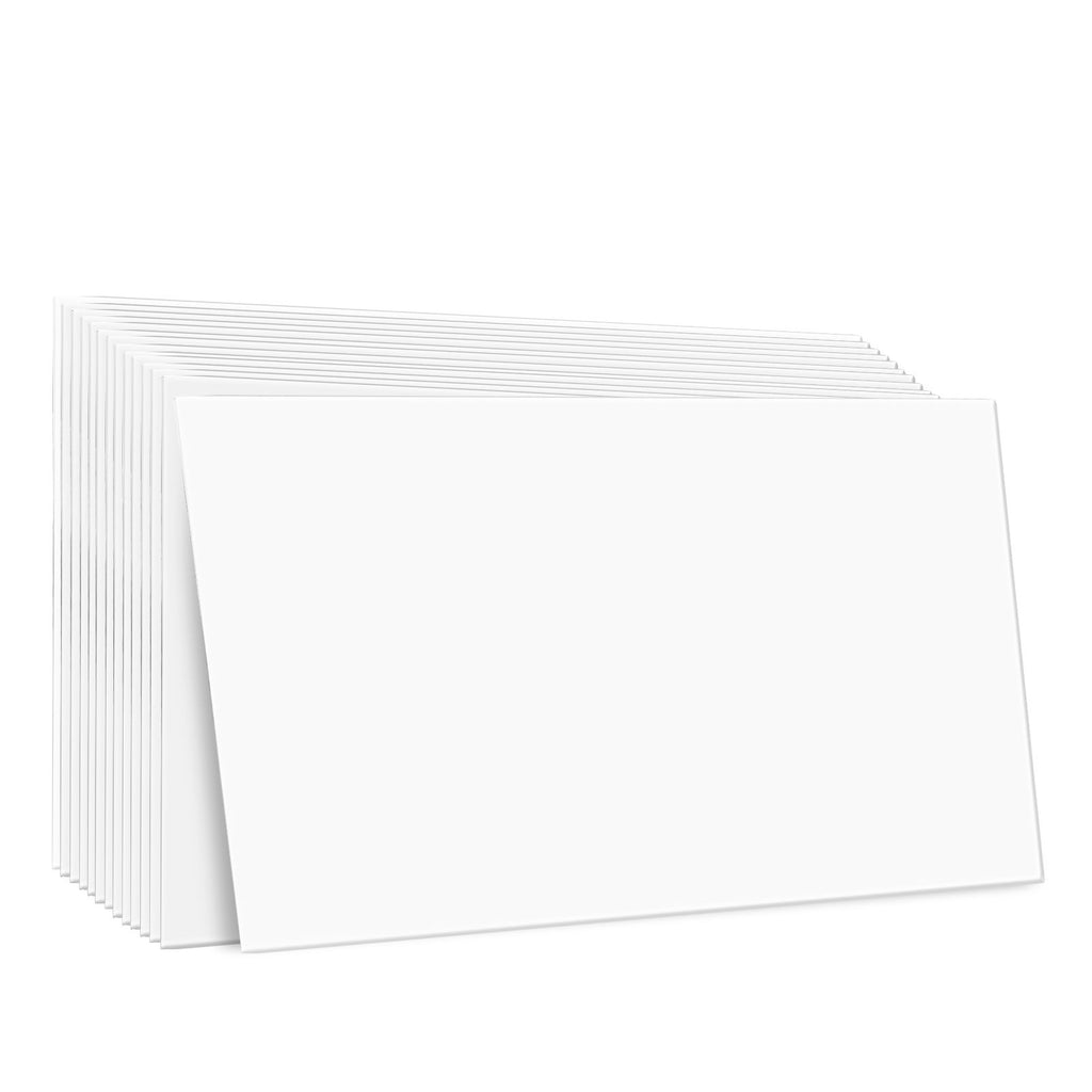 Ceiling Tiles, 10-Pack 24 x 48 in, Drop Ceiling Tiles Premium PVC Foam Sheet, Fire-Rated & Good Flexibility & Easy Installation, Ceiling Covering for Home/Office Decoration, Smooth White