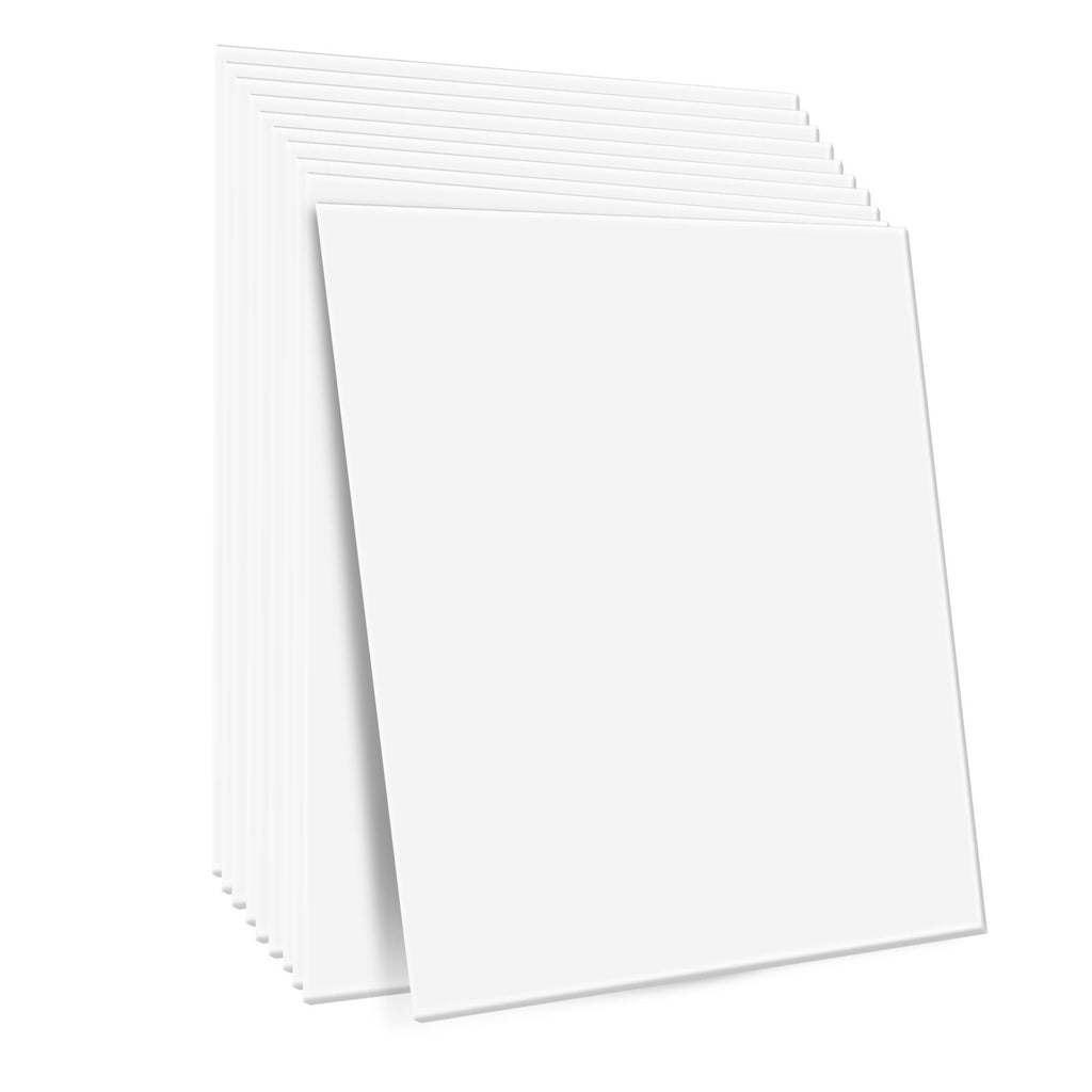 Ceiling Tiles, 12-Pack 24 x 24 in, Drop Ceiling Tiles Premium PVC Foam Sheet, Fire-Rated & Good Flexibility & Easy Installation, Ceiling Covering for Home/Office Decoration, Smooth White