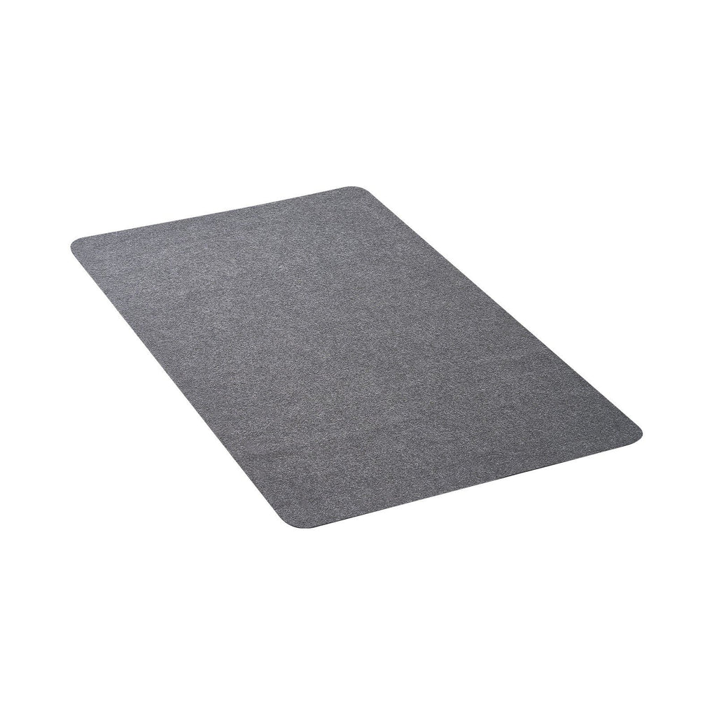 Chair Mat, 55 x 35-inch Office Chair Mat for Hard Floors, Floor Protector for Rolling Chairs, Polyester Surface, Non-Slip & Easy to Clean, Smooth Glide Under Desk Rug for Home Office (Dark Grey)