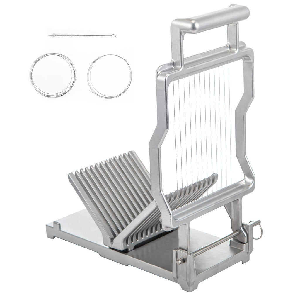 Cheese Cutter With Wire 1 cm & 2 cm Cheeser Butter Cutting Blade Replaceable Cheese Slicer Wire, Aluminum Alloy Commercial Cheese Slicer with 304 Stainless Steel Wire Kitchen Cooking Baking Tool