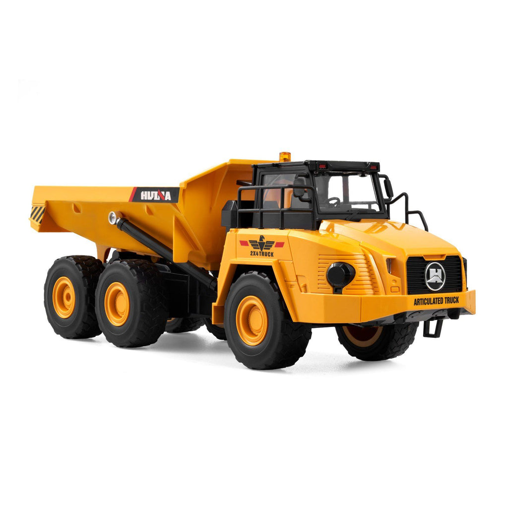 Christmas Gift! RC Remote Control Dump Truck Toy Construction Vehicle Toy 11CH 1:18 Scale