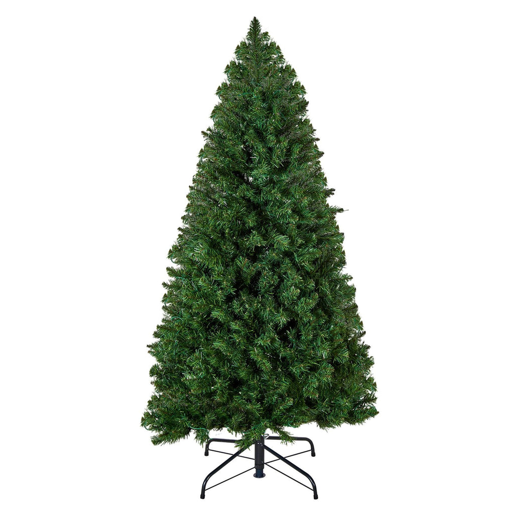Christmas Tree, 4ft Prelit Artificial Xmas Tree, Full Holiday Decor Trees with 120 Warm White LED Lights, 8 Lighting Modes, 539 Branch Tips & Sturdy Metal Base for Home Party Office Decoration