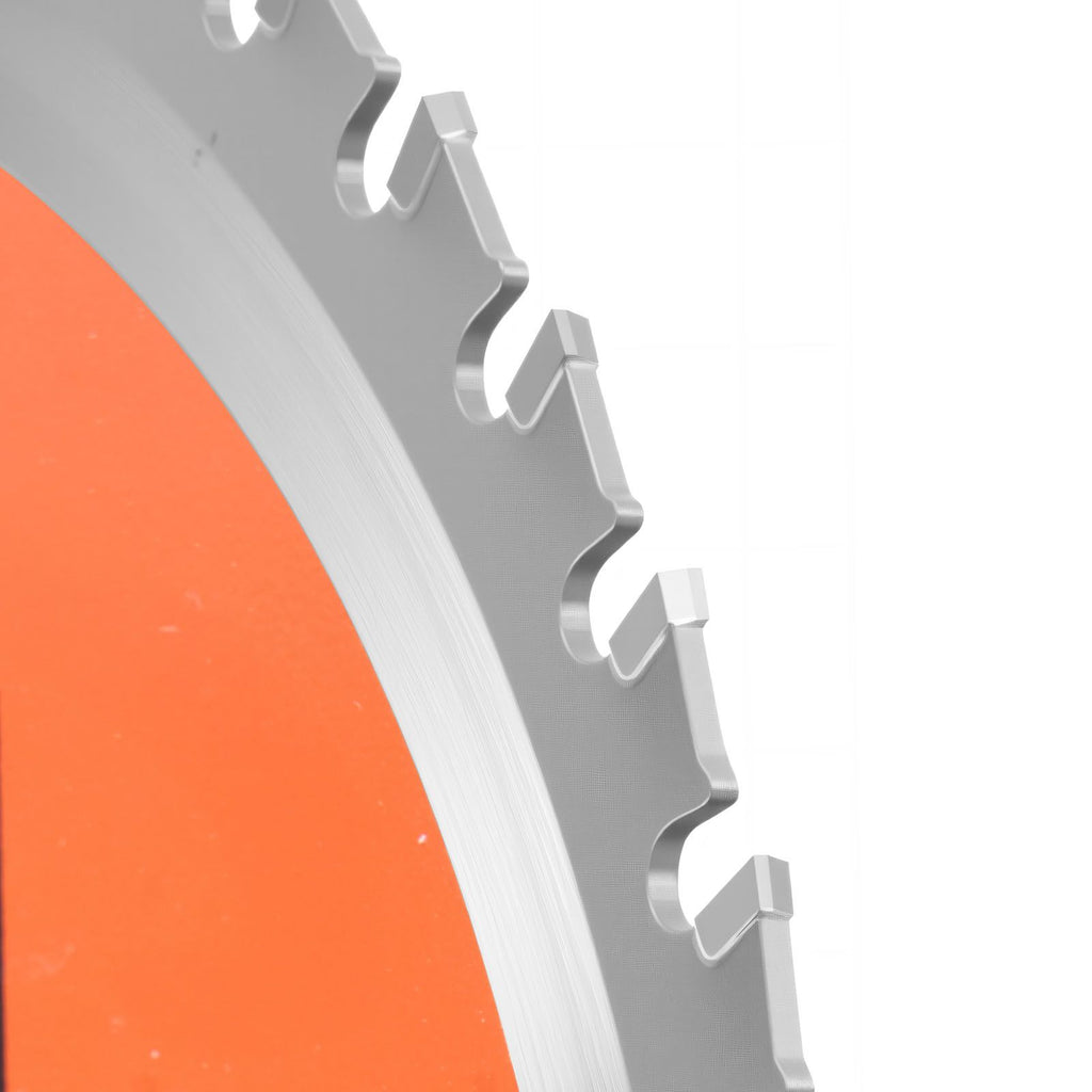 Circular Saw Blade, 14 inch Diameter, 66 Sharp Alloy Teeth, 1 inch Arbor, Fine Finish, Metal Cutting Blade for Circular Saw, with Noise-Reducing Heat Vents, for Cutting Steel and Aluminum image 2