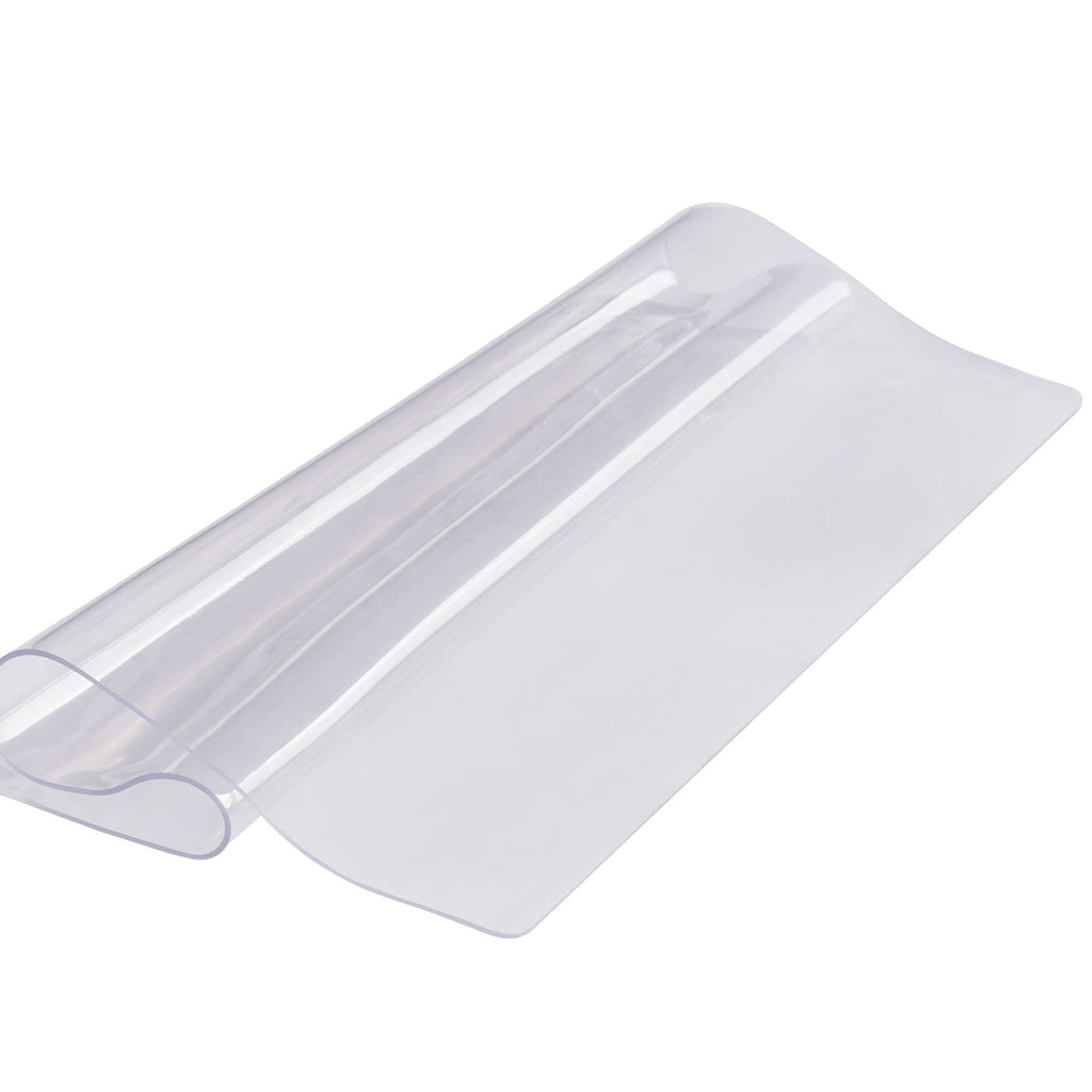 Clear Table Cover Protector, 12" x 12"/305 x 305 mm Table Cover, 1.5 mm Thick PVC Plastic Tablecloth, Waterproof Desktop Protector for Writing Desk, Coffee Table, Dining Room Table