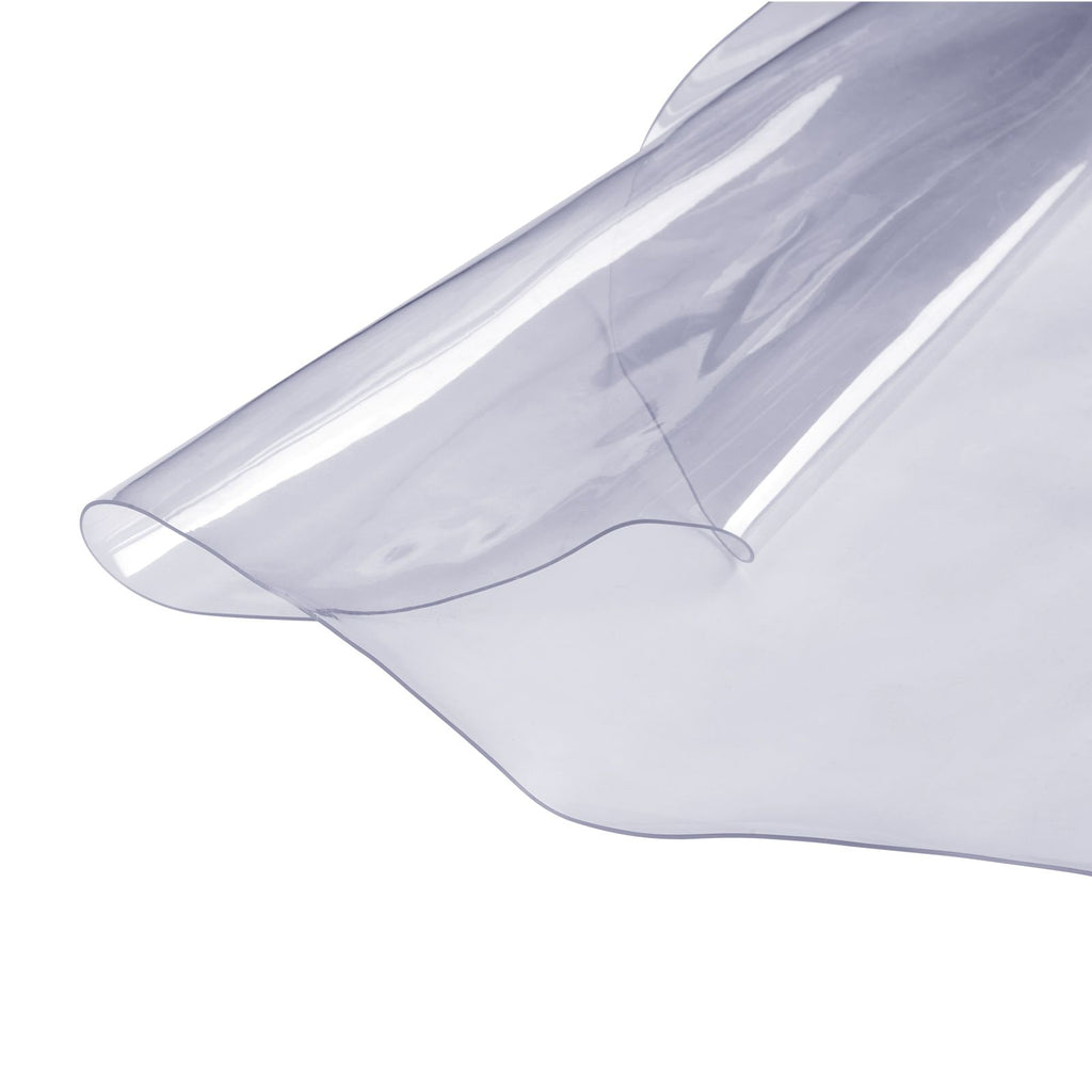 Clear Table Cover Protector, 18" x 36" Rectangle Table Cover, 1.5 mm Thick PVC Plastic Tablecloth, Waterproof Desktop Protector for Writing Desk, Coffee Table, Dining Room Table