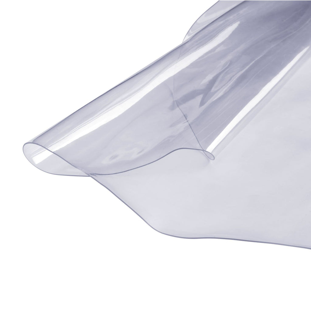 Clear Table Cover Protector, 42 inch/1068 mm Round Table Cover, 1.5 mm Thick PVC Plastic Tablecloth, Waterproof Desktop Protector for Writing Desk, Coffee Table, Dining Room Table