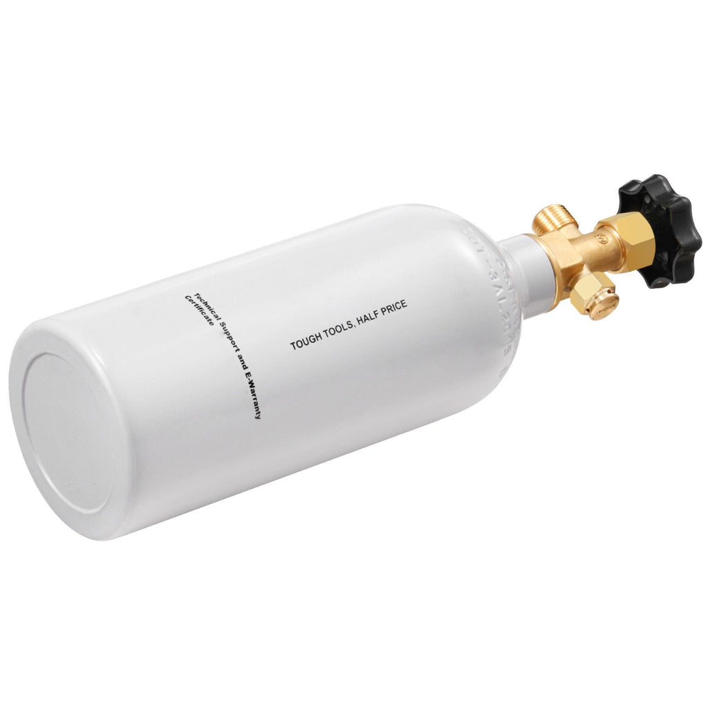 CO2 Tank, 2.5 lbs New Aluminum Alloy Cylinder, CO2 Air Tank with Light Gray Spray Coating, CGA320 Valve & Adjustable Pressure, DOT Approved Cylinder for Draft Beer Dispensing and Soda Maker