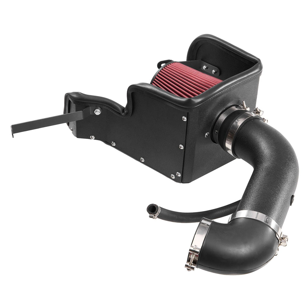 Cold Air Intake, 3.94 Inch Cold Air Intake System + Heat Shield Compatible with 2009-2018 Dodge Ram 1500, 2013-2018 Ram 2500/3500 5.7L, High Flow Filter Kit Improve Horsepower/Throttle Response