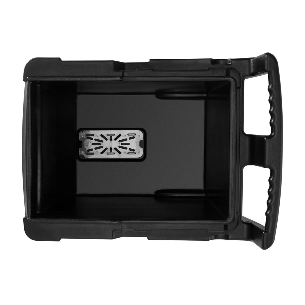 Commercial Ice Bin, 125 lbs Portable Ice Caddy, 31.5 x 22.8 x 29 inch Insulated Ice Carrier with 4 Wheels and Sliding Lid, Large Ice Bin for Catering, Kitchens, Bistros, Restaurants, and Bars