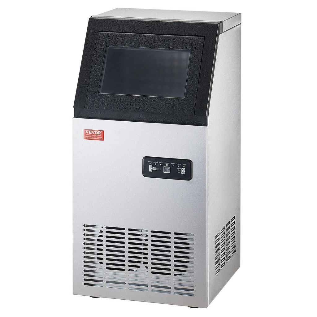 Commercial Ice Maker Freestanding Cabinet Machine 80lbs/24H 36 Ice Cubes