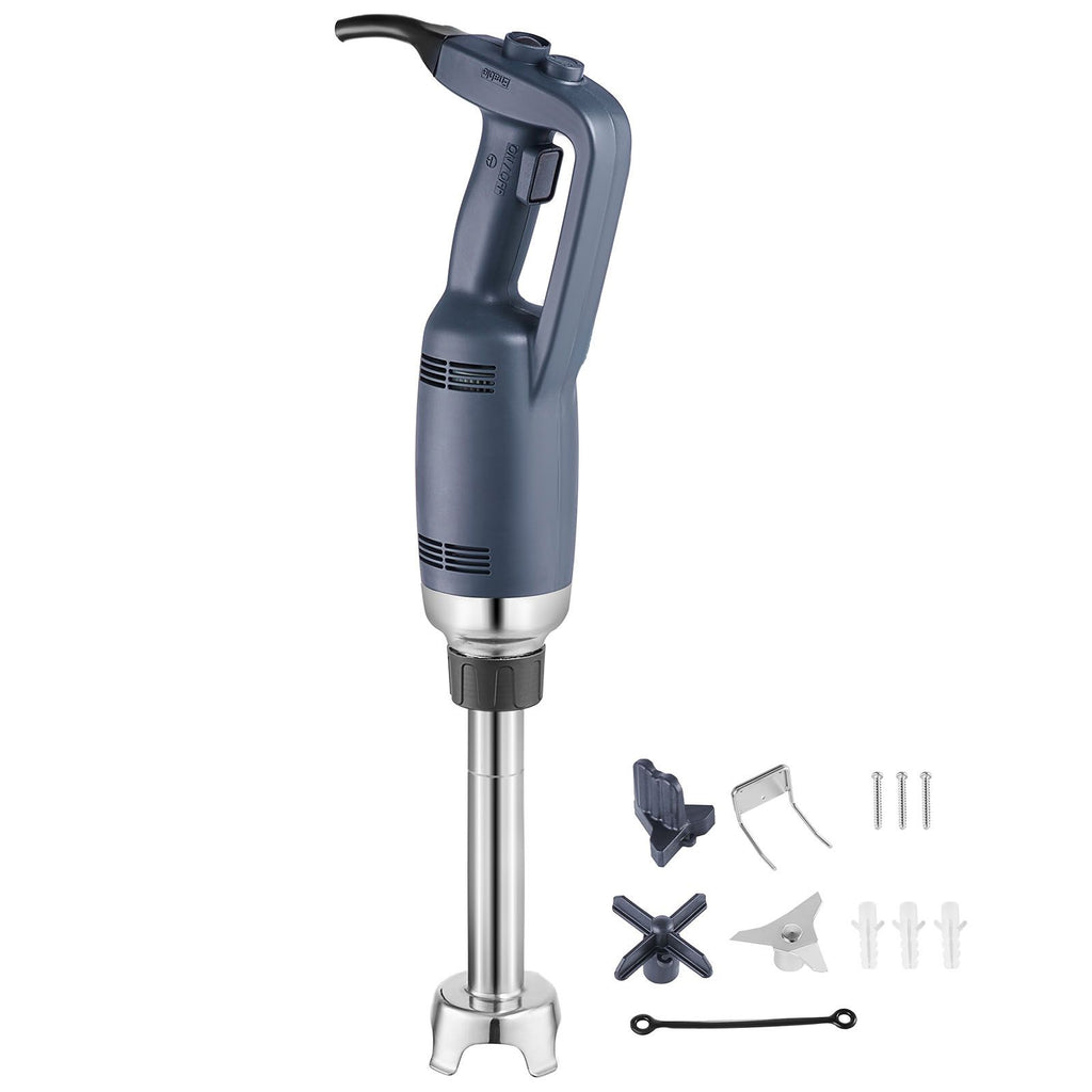 Commercial Immersion Blender, 350W Heavy Duty Hand Mixer, 10 inch Stepless Variable Speed Mixer with Stainless Steel Blade, Multi-Purpose Portable Mixer for Soup, Sauces, Mashed Potatoes, Cream